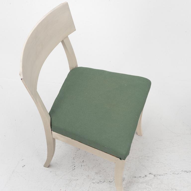 Four Empire chairs, Denmark, first half of the 19th Century.