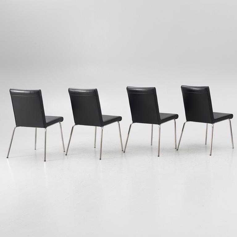 Olle Andersson, four 'Quick' chairs, Offecct.