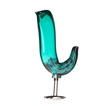 Alessandro Pianon, a "Pulcino" glass bird, Italy, 1960's.