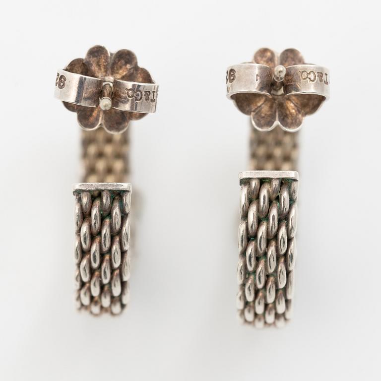 Tiffany & Co, hoop earrings, silver.