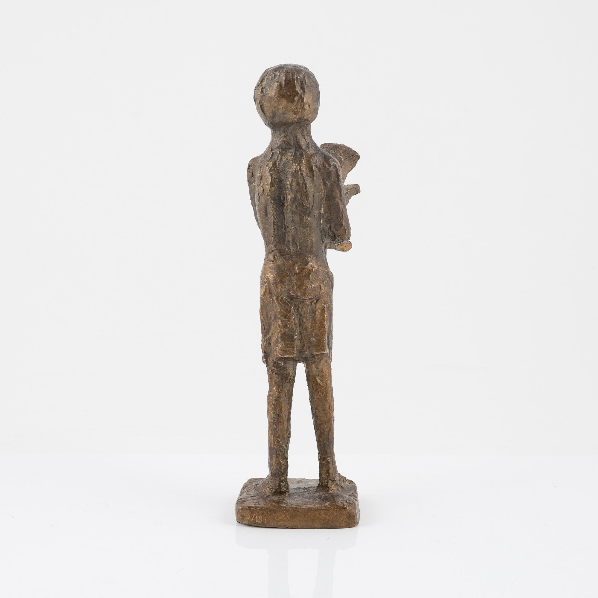 Åke Thornblad, sculpture. Signed. Numbered 3/10. Bronze, height 28.5 cm.