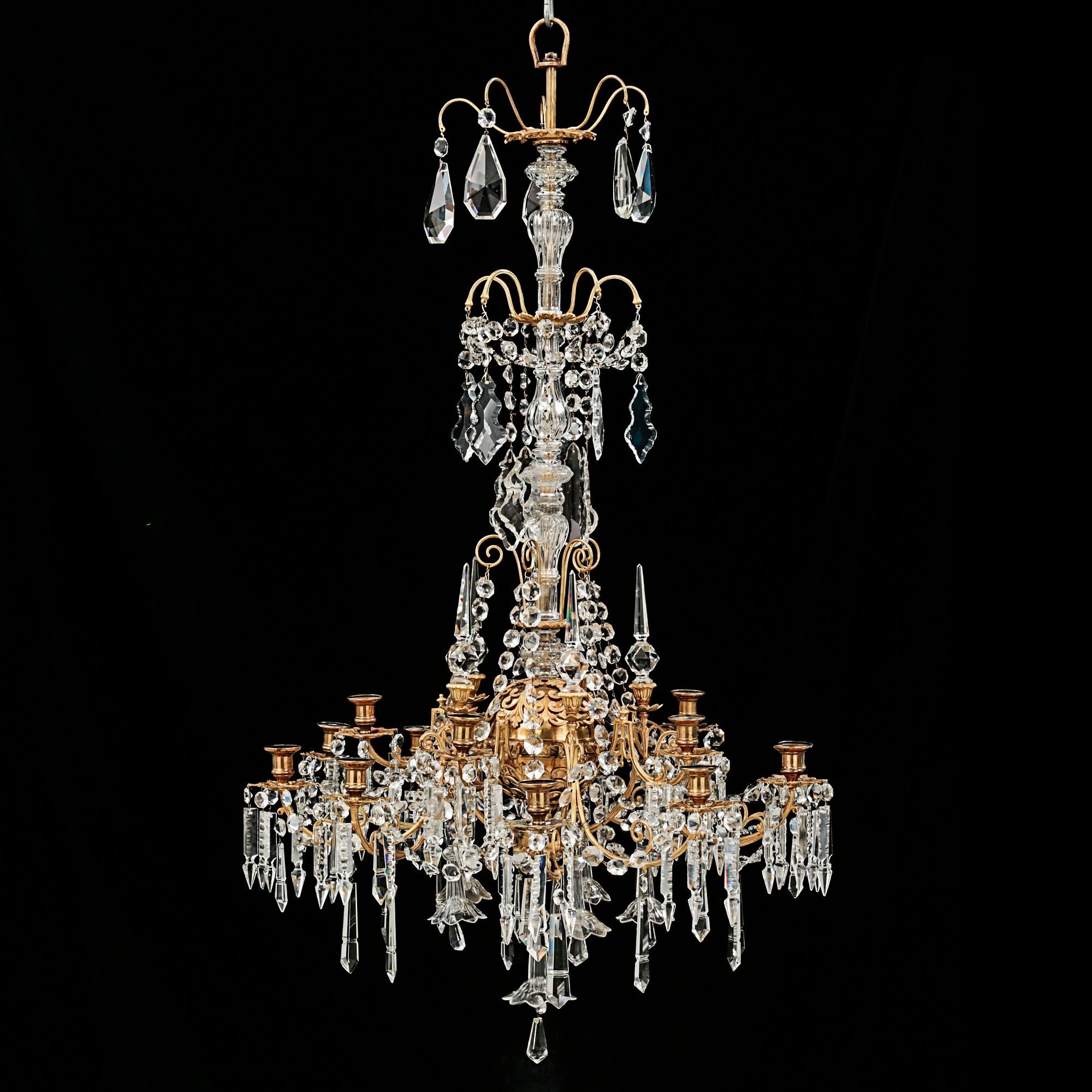 A late 19th century chandelier,