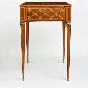 A Gustavian dressing table by Gottlieb Iwersson ca 1780 (master in Stockholm 1778-1813), not signed.