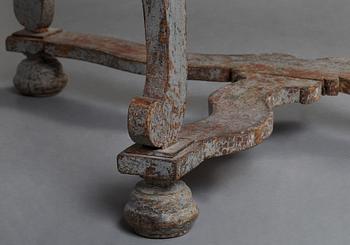 A Swedish Baroque table. Early 18th century.