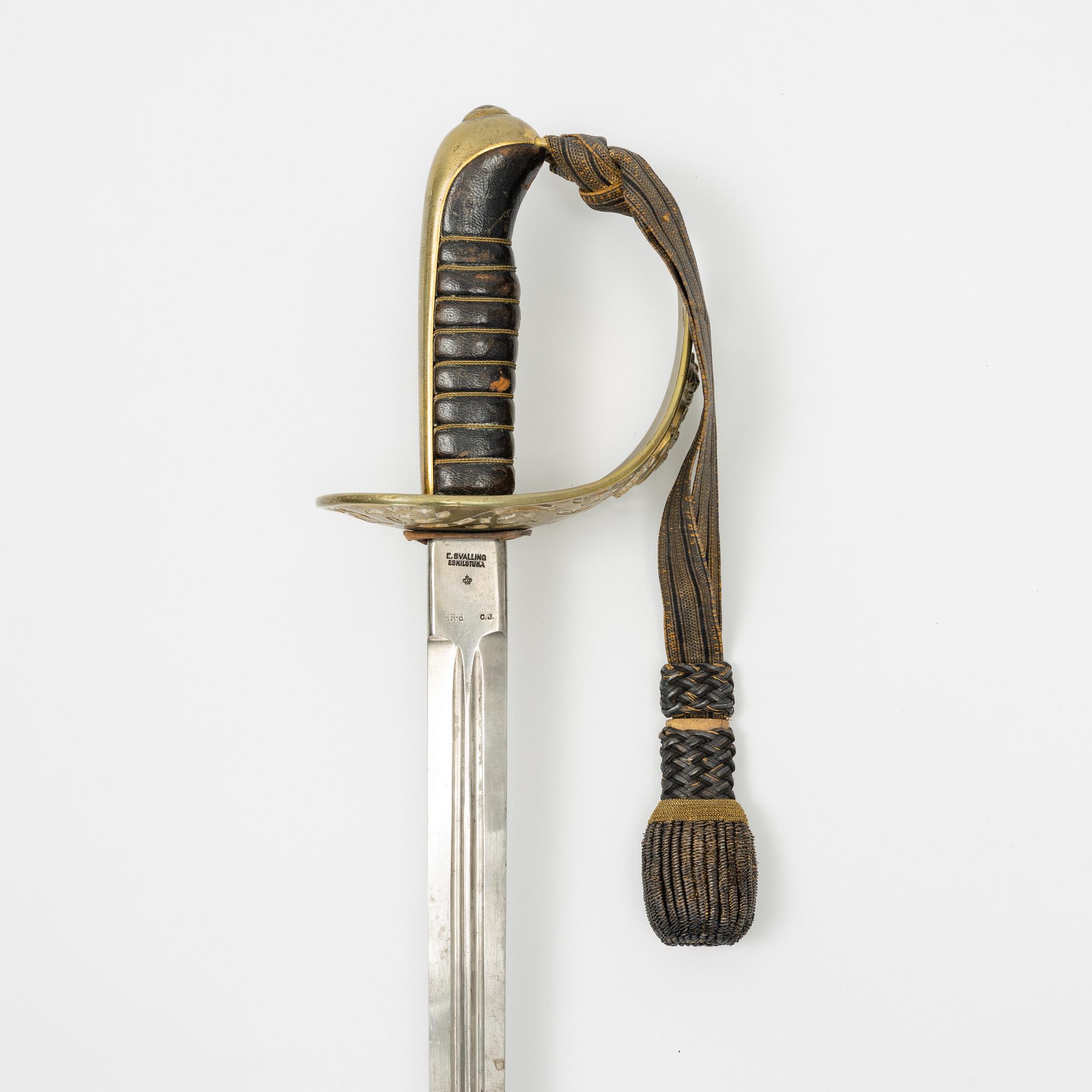 Sabel, svensk, m/1893 för kavalleriofficer.