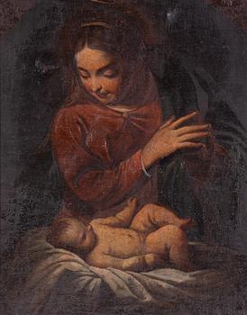 Unknown Artist, 18th century, Madonna and Child.