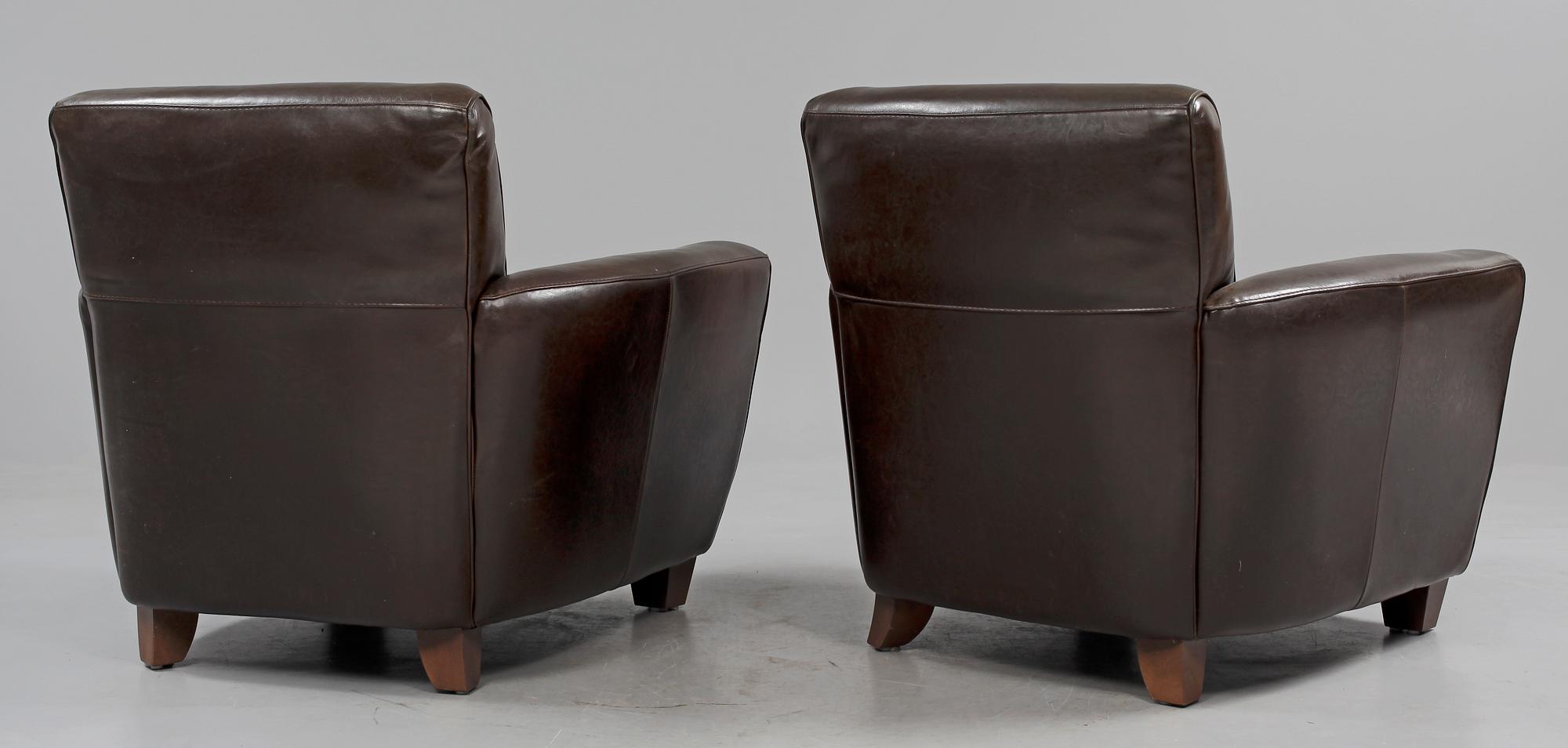 FÅTÖLJER, ett par, Natuzzi, Italien, 1900/2000-tal.