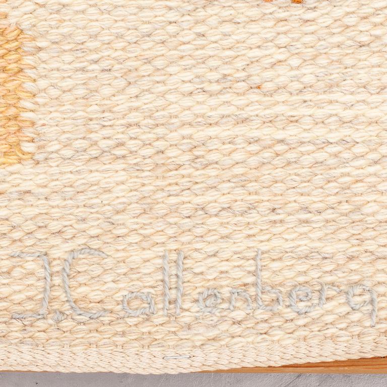INGEMAR CALLENBERG, tapestry, flat weave, signerad I. Callenberg. Around 121 x 138 cm.