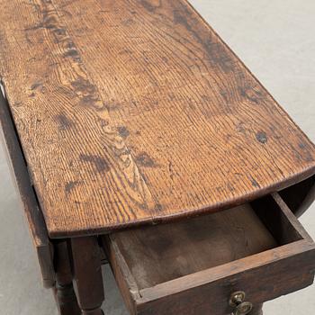 Klaffbord med låda, England, 1800-talets början.