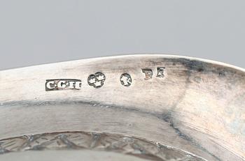 GRÄDDKANNA, silver, Carl Gustaf Hjulström, Köping, 1832. Vikt ca 47 gram.