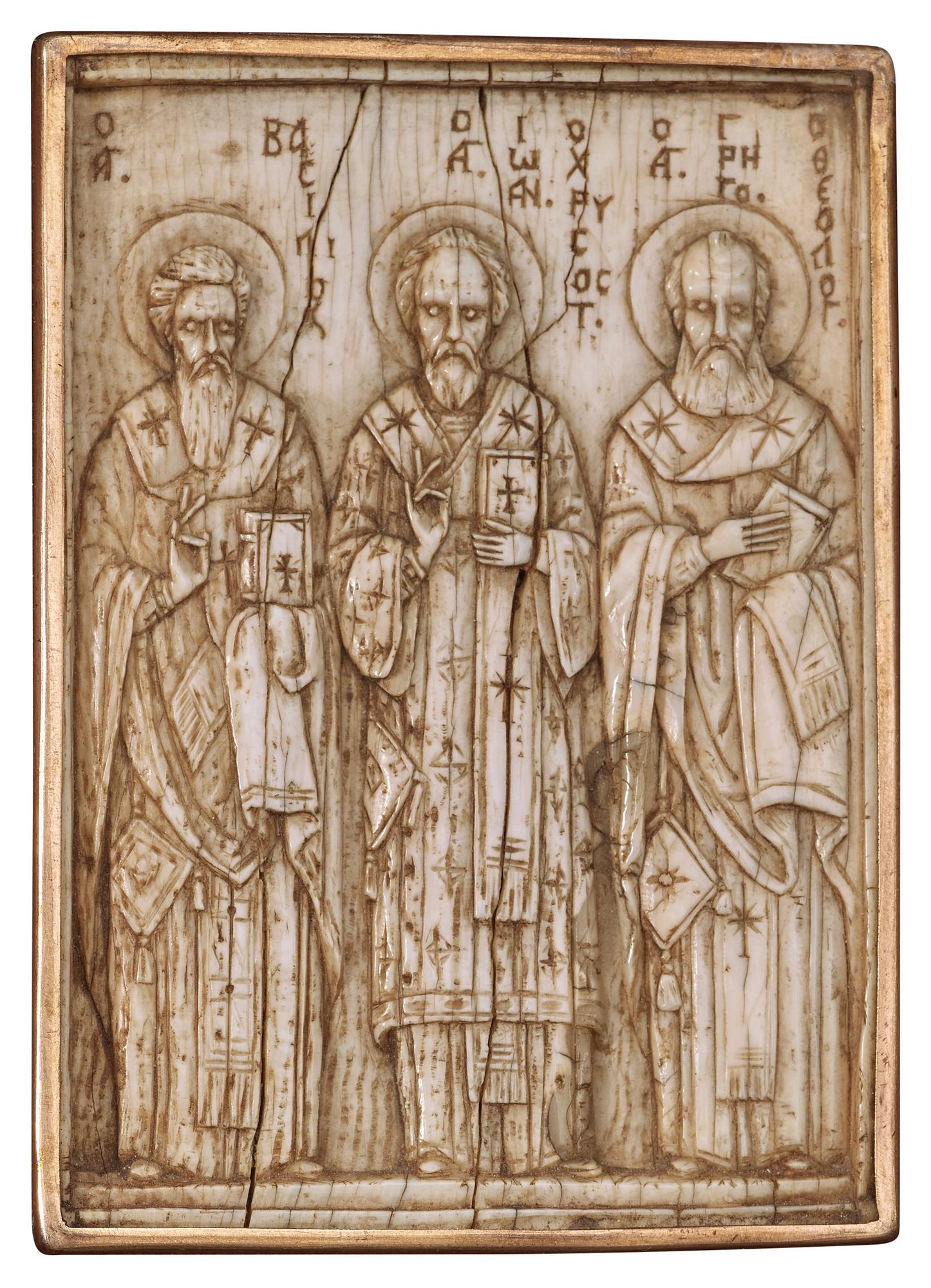 IKON/PLAKETT, sannolikt Bysantinsk, medeltid fram till 1453.
