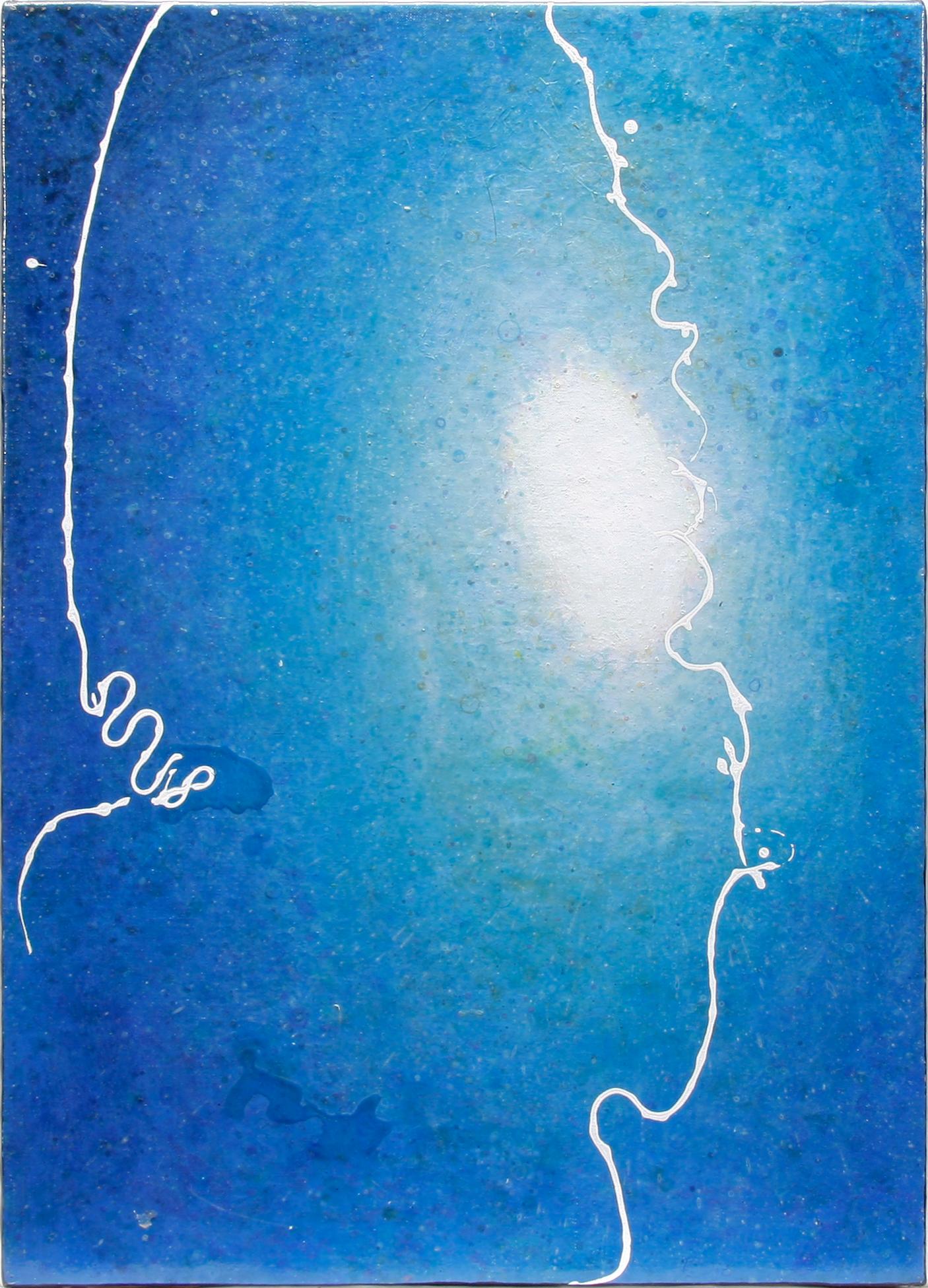 MAX MIKAEL BOOK, blandteknik på duk. Signerad och daterad 2004 a tergo.