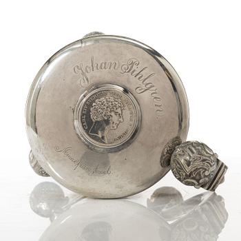 A Swedish parcel gilt silver tankard, mark of Johan Westerlind, Malmö 1896.