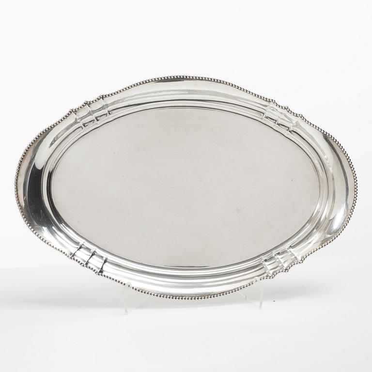 Coffee service, 5 pieces, silver, Hermann Walter, Germany, first half of the 20th century.