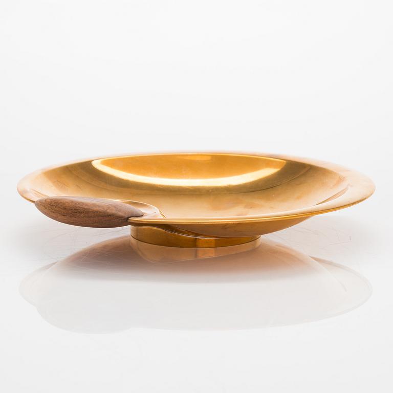 Tapio Wirkkala, A bowl in bronze and teak, model TW3, Kultakeskus Hämeenlinna.