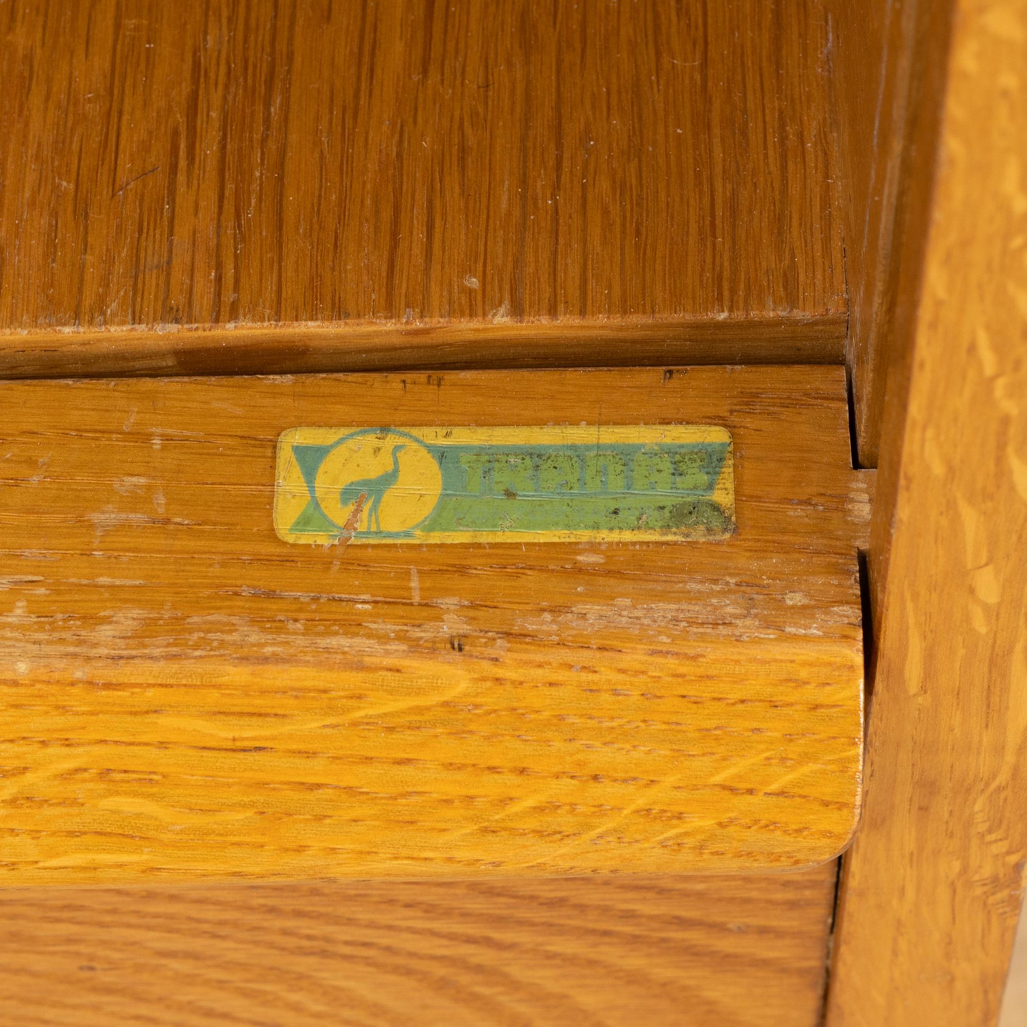 An archival cabinet, 1950's.