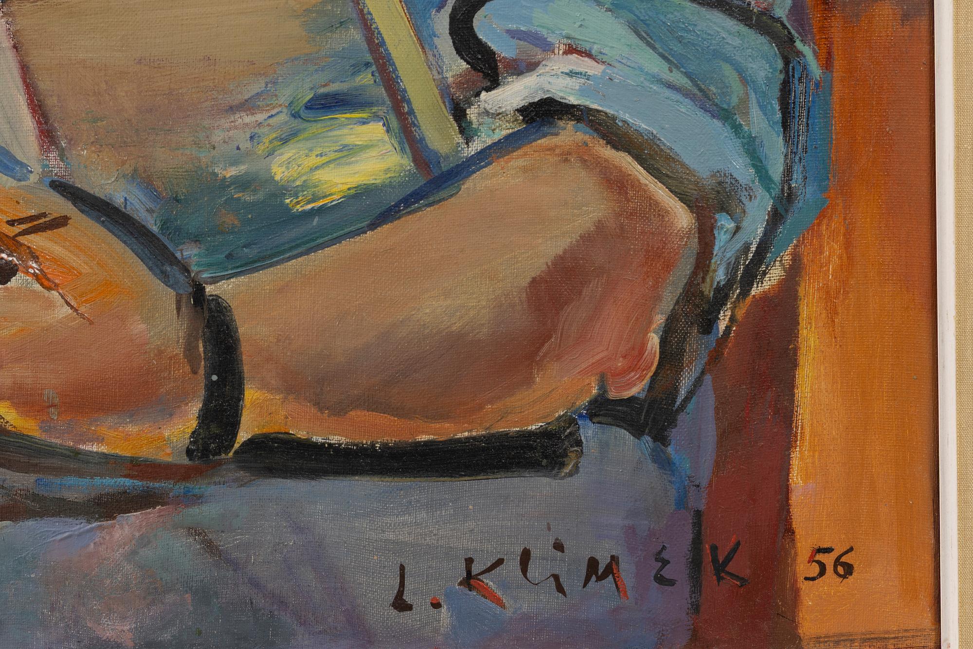 Ludwig Klimek, Male portrait.