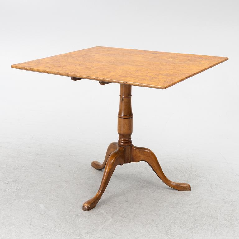 Anders Jacob Rosendahl, A folding table, Arboga, first half of the 19th century.