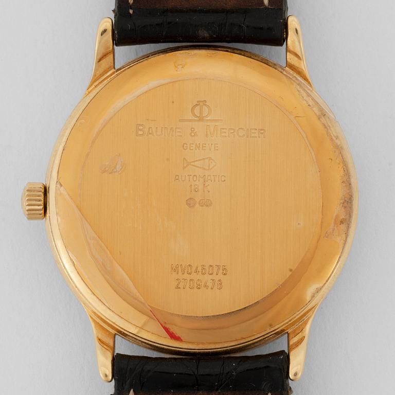 Baume & Mercier - Executive. Automat. Guld. Cert & Box. 34mm  2002.