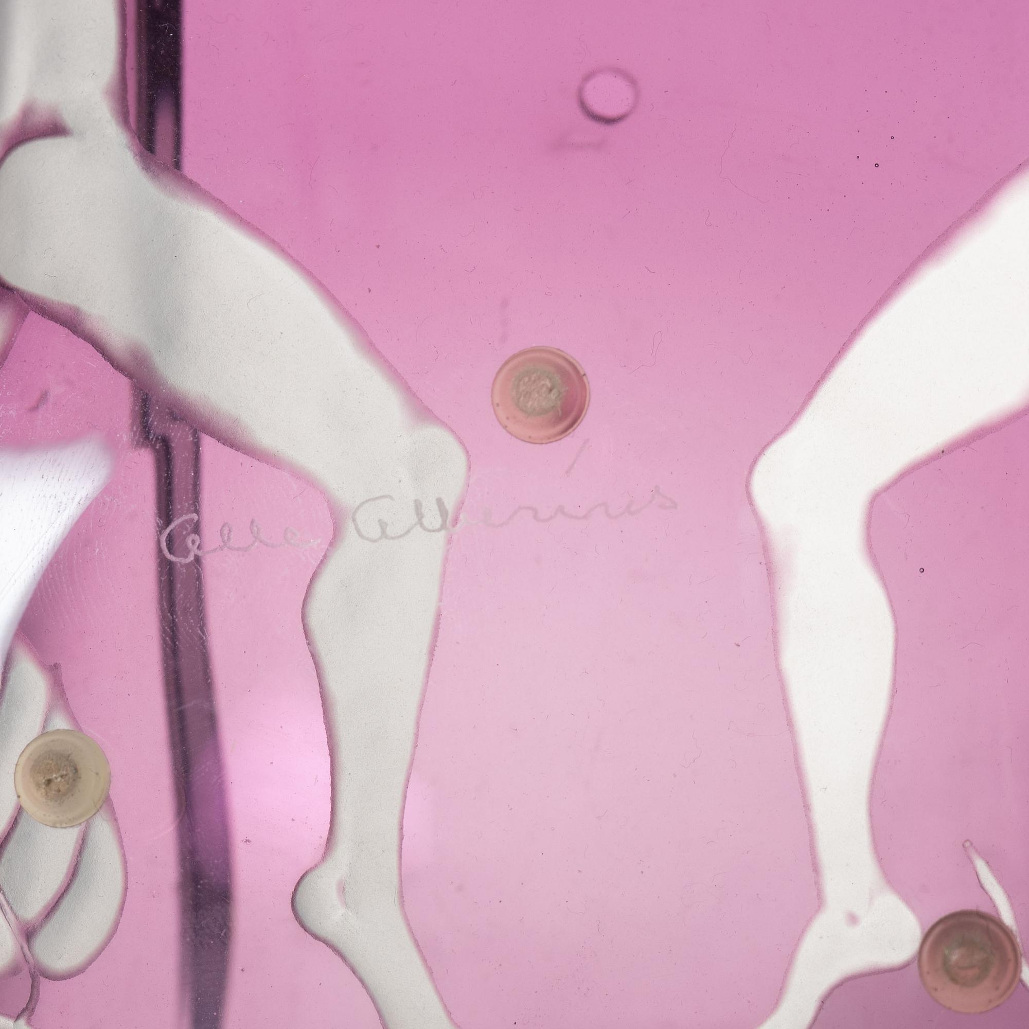 Olle Alberius, a glass plate, Orrefors, 1990.