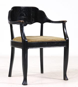 SKRIVBORD samt STOL, jugend, 1900-talets första kvartal.