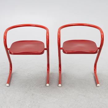 Börge Lindau, & Bo Lindekrantz, a set of 8 model S70-3 armchairs Lammhults.