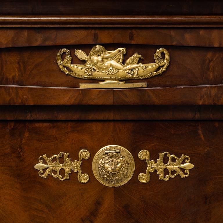 A Swedish empire chiffonier, first half of the 19th century.