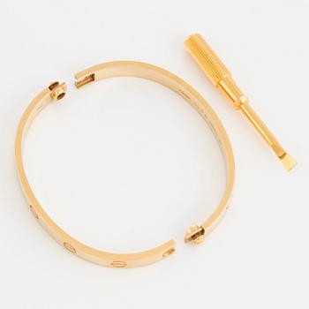 A Cartier "Love" bracelet.