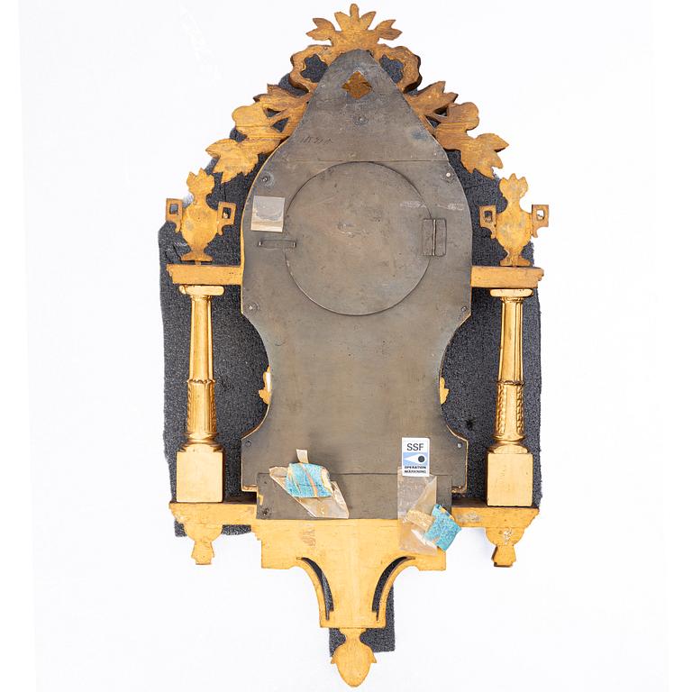 A Late Gustavian Wall clock, by Anders Lundstedt (watchmaker in Stockholm 1786–1820).