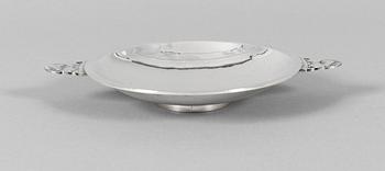 A Georg Jensen "Kaktus" no 629 sterling bowl, design Gundorph Albertus, Danmark 1933-45.