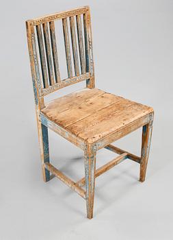 STOLAR, 6 st, troligen Danmark, tidigt 1800-tal.