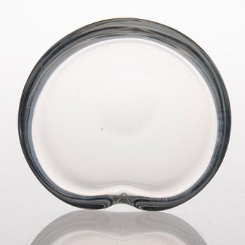 A glass bowl signed Tapio Wirkkala Iittala.