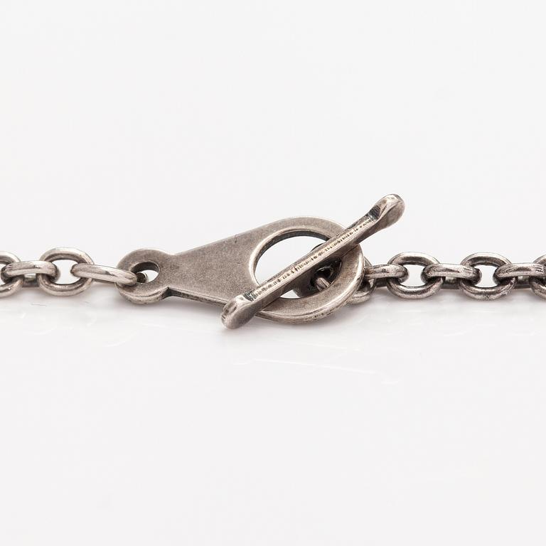 A stelring silver necklace "Halikko necklace". Kalevala koru, Helsinki 1996.