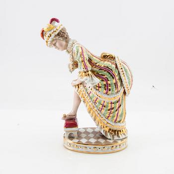 Figure by Kusnetzoff, Russia, circa 1900, porcelain.