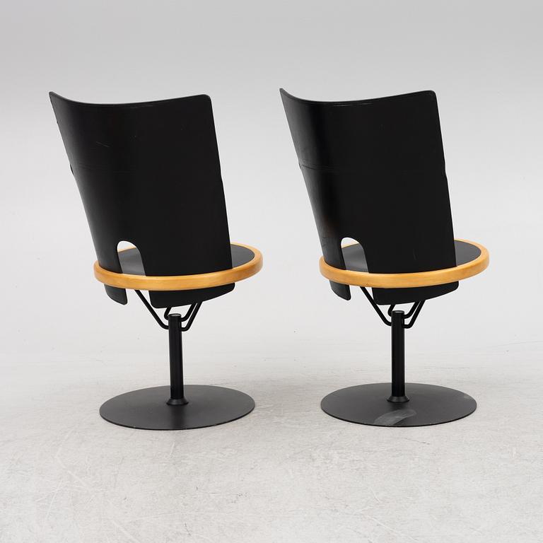 Börge Lindau, chairs, 6 pcs, "Oblado", Blå Station, Åhus.