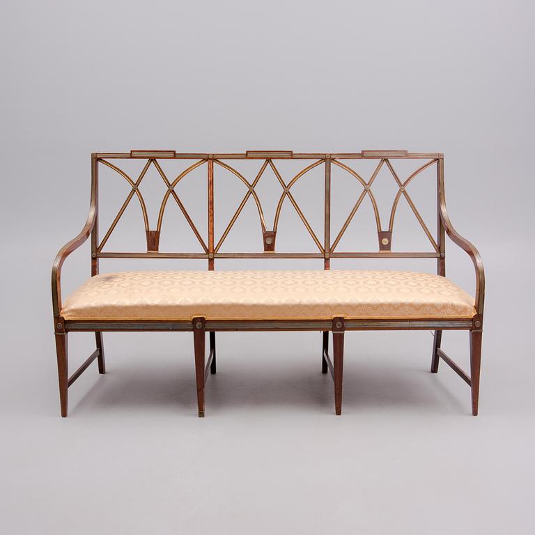 MÖBLEMANG, 6 DELAR, Ryssland, Jacob-stil, 1800-talets slut.