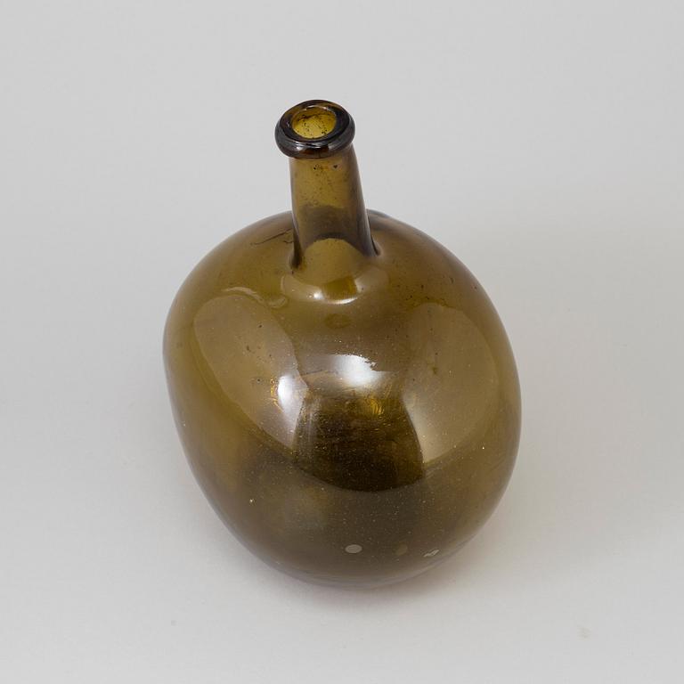 a 18th-19th century glass bottle.