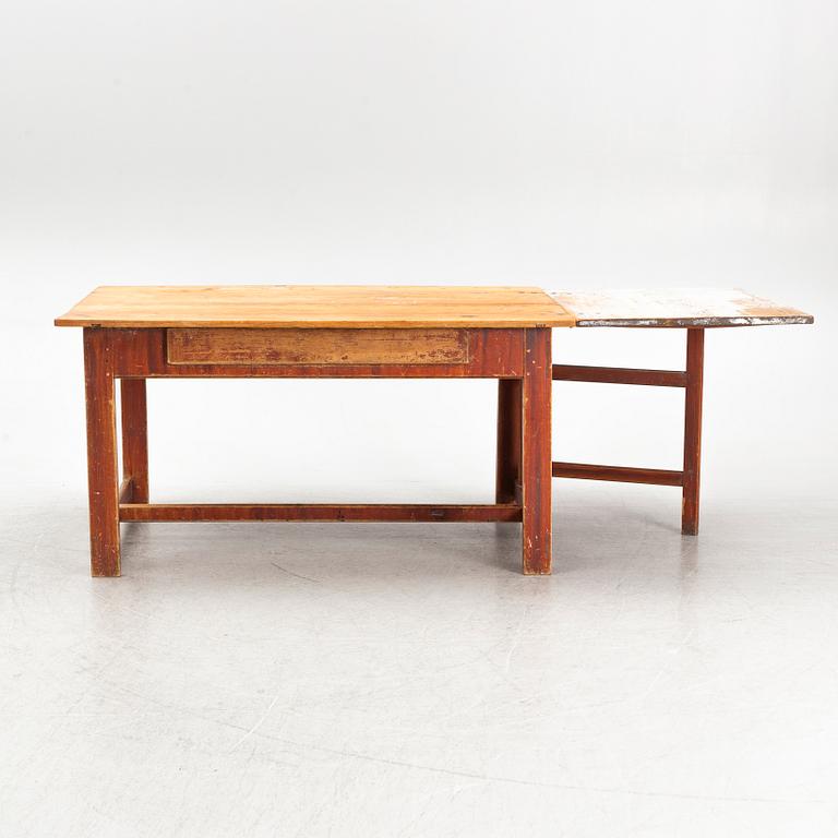 A Swedish Drop-leaf Table, Jämtland, first half of the 19th Century.