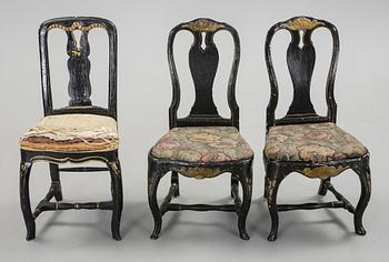 STOLAR, 2+1 st , senbarock, 1700-tal.