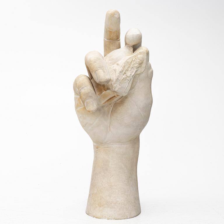 Skulptur, hand, 1900-tal.
