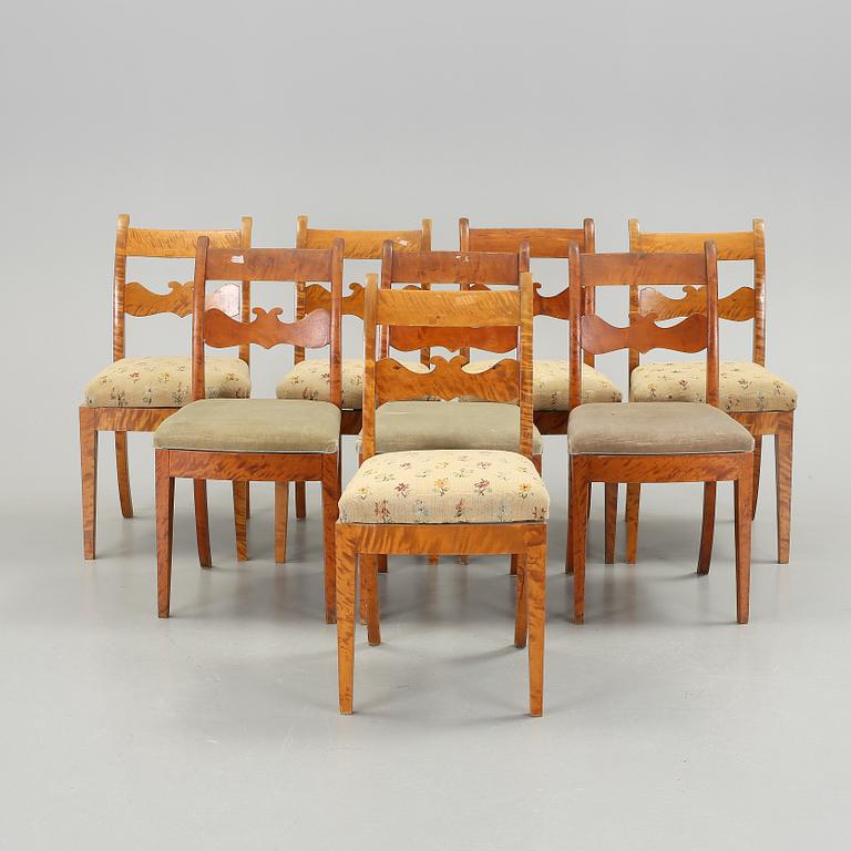 STOLAR, 8 st, Karl Johan, 1800-tal.