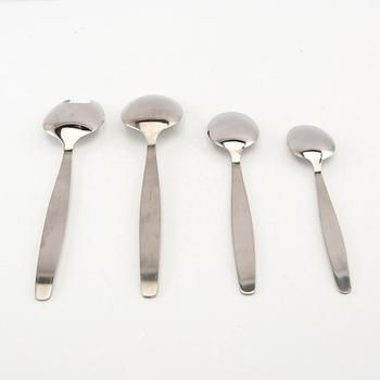 Sonja Katzin, 75-piece cutlery set "Sessan" for Nils Johan, 1960s, stainless steel.