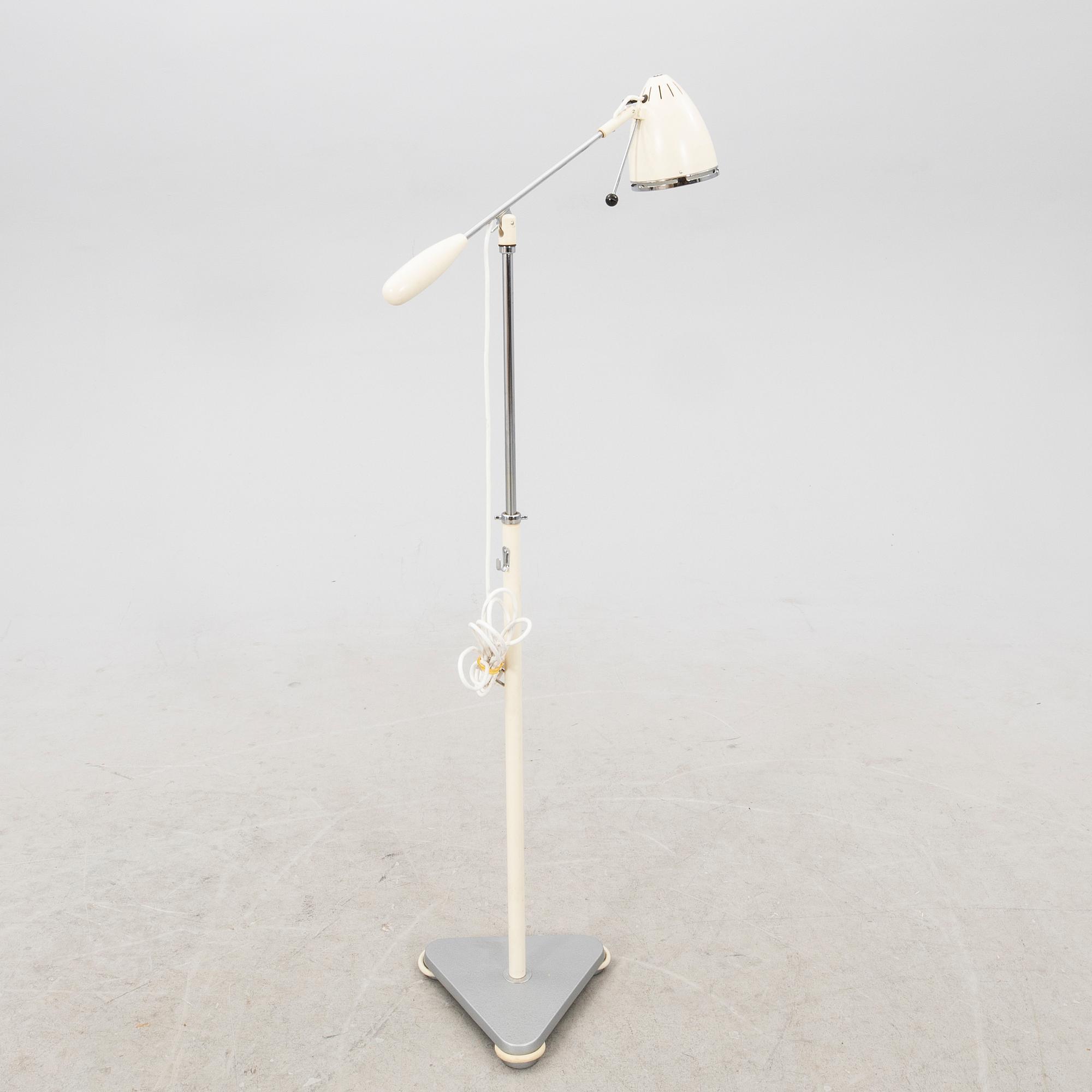 A mid 1900s industrial floor lamp.