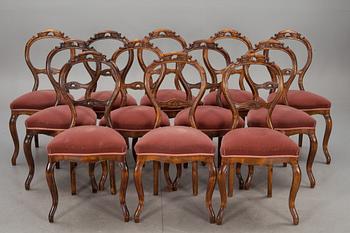 STOLAR, 12 st. Nyrokoko, 1800-talets andra hälft.