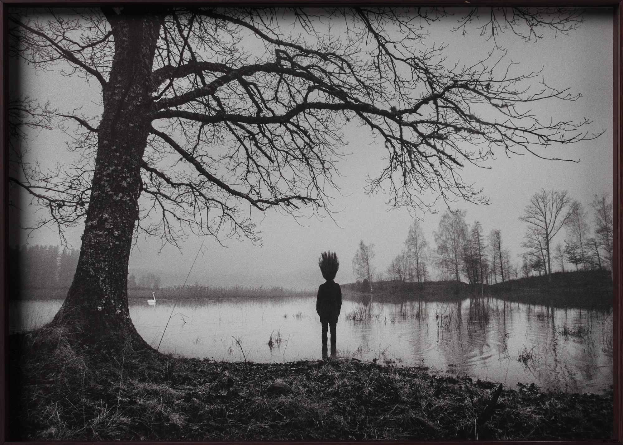Johan Strindberg, "Girl with flying hair, part II, 2014".