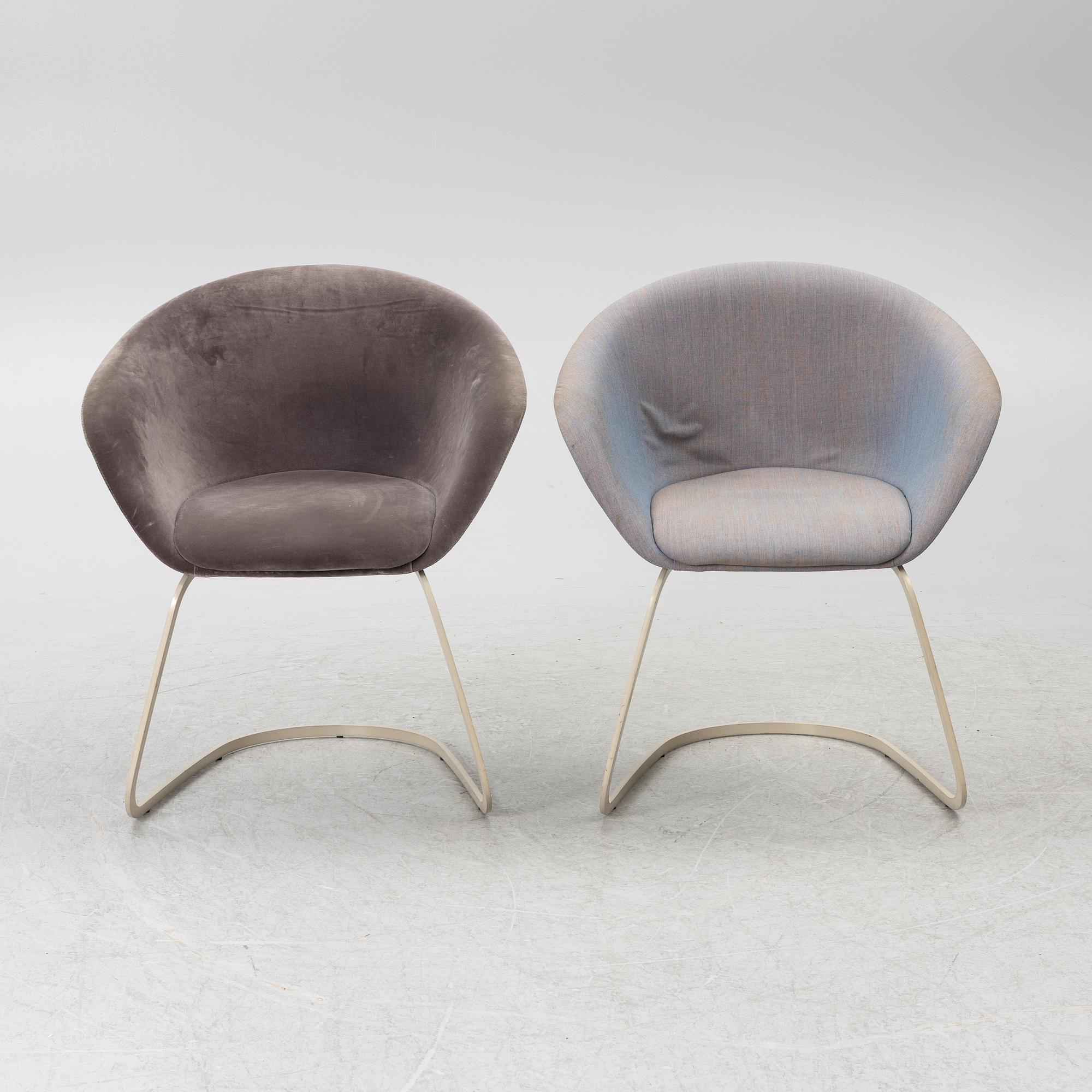 Armchairs, 3+1, Arper, Italy.