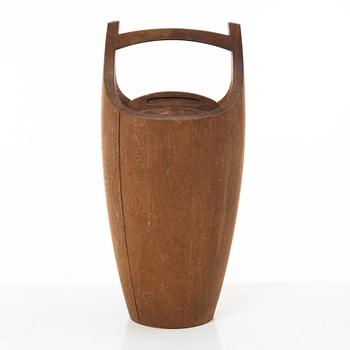 Jens Quistgaard, a 'Congo' teak ice bucket, Denmark, 1960's.