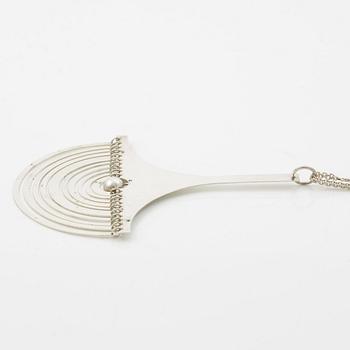 Tapio Wirkkala, Pendant "Crescent moon", sterling silver, NW Finland 1973.