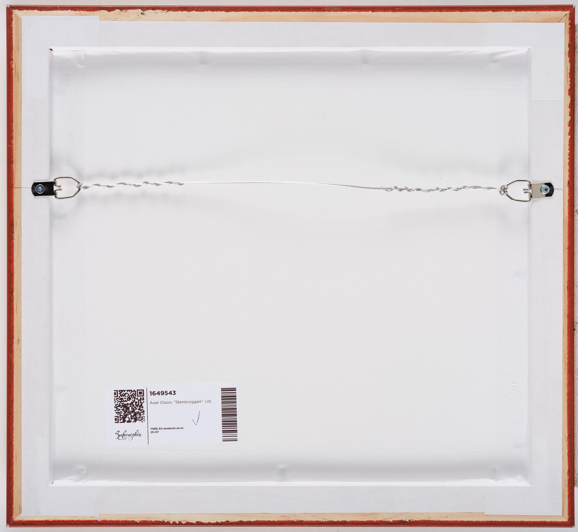 Axel Olson, "Stenbryggan".