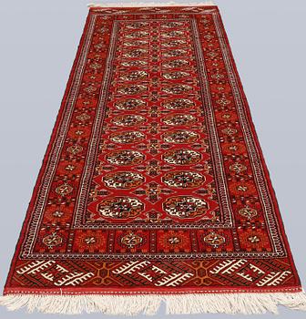 A runner,Turkmenistan, approx. 295 x 90 cm.